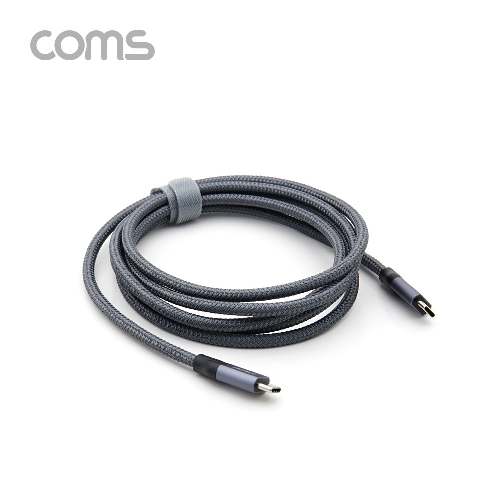 Coms USB 3.1 Type C PD 케이블 2M 100W GEN2 10Gbps C타입 to C타입
