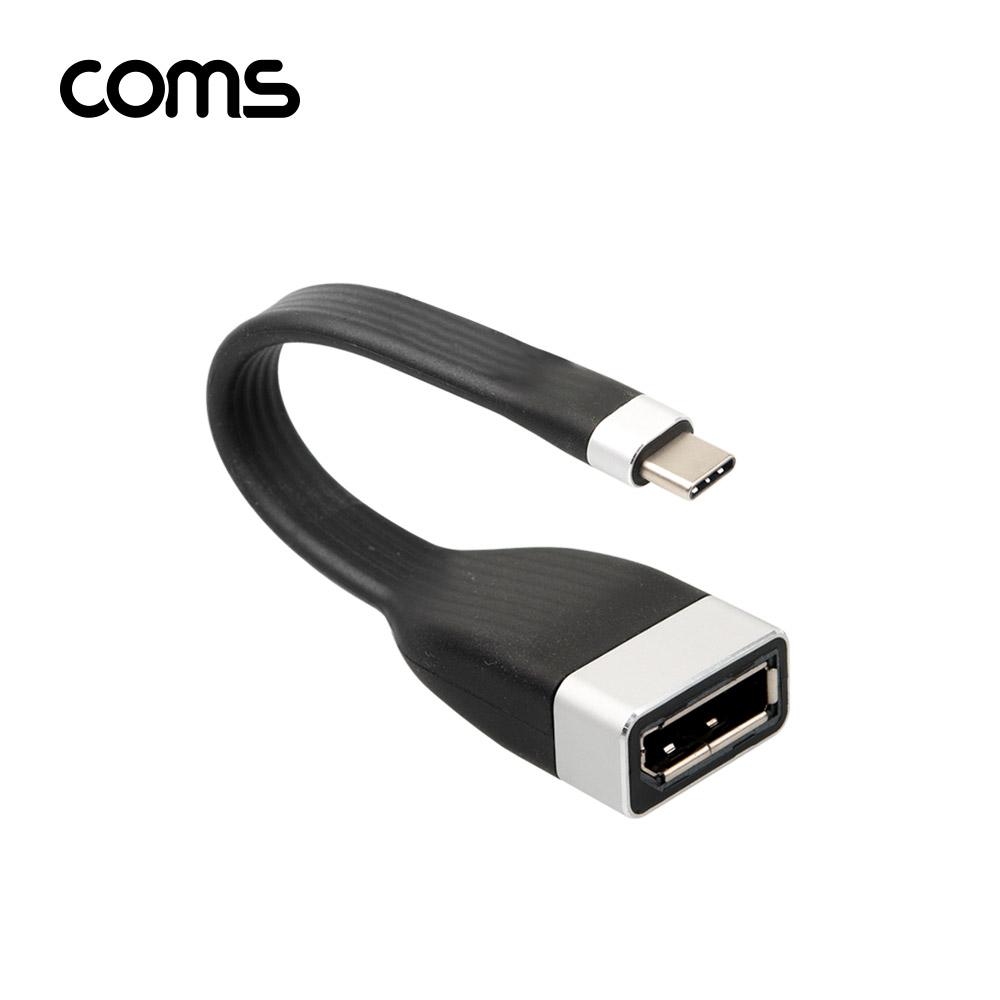 Coms USB 3.1(Type C) to DisplayPort 컨버터 / DP / FPC 케이블 / 10cm