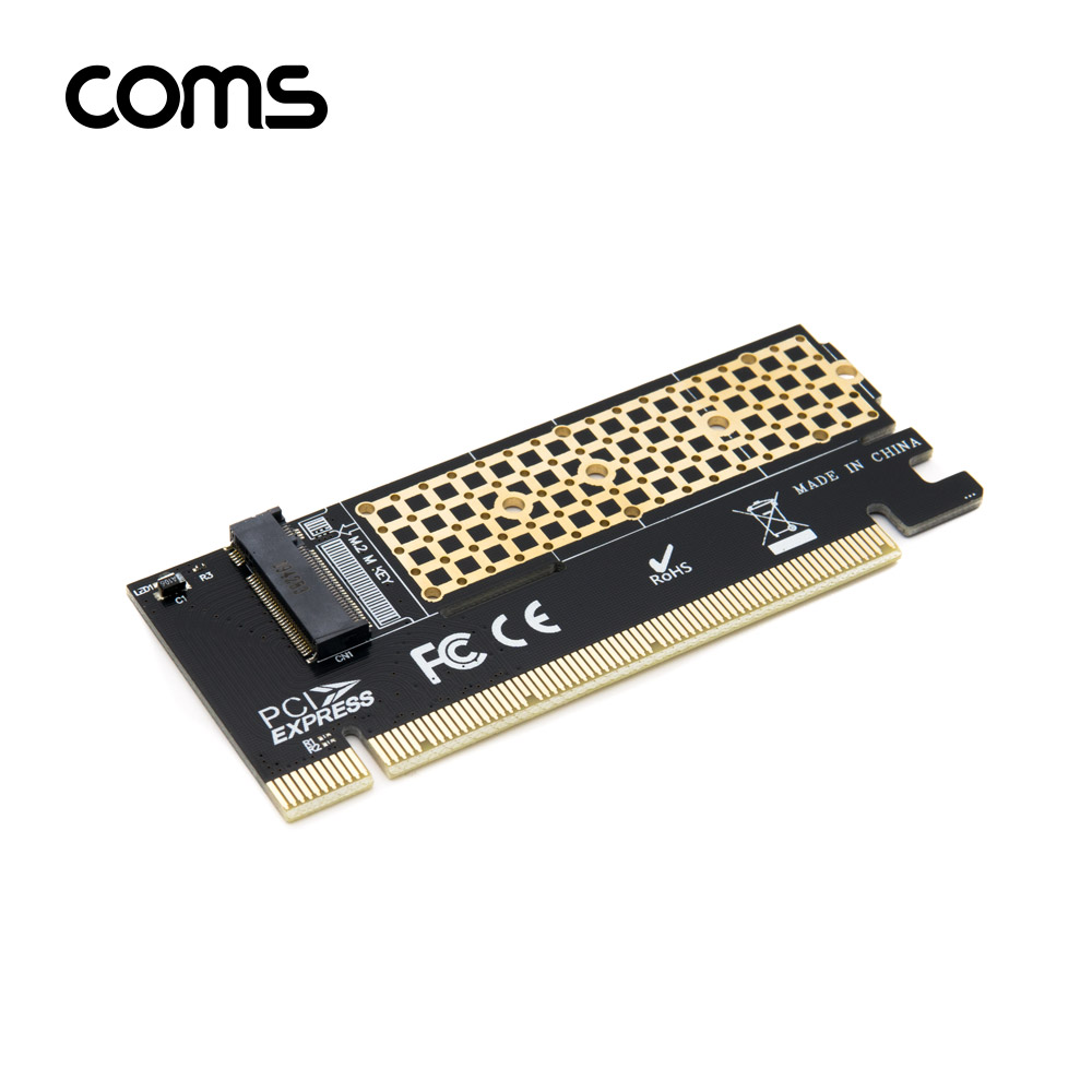 Coms Express PCI 변환 아답터(M.2 NVME) / M.2 to PCI-E 16X / KEY M