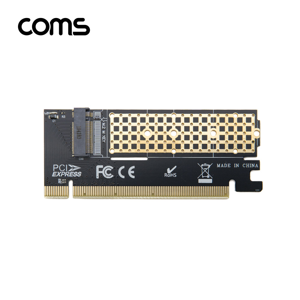 Coms Express PCI 변환 아답터(M.2 NVME) / M.2 to PCI-E 16X / KEY M