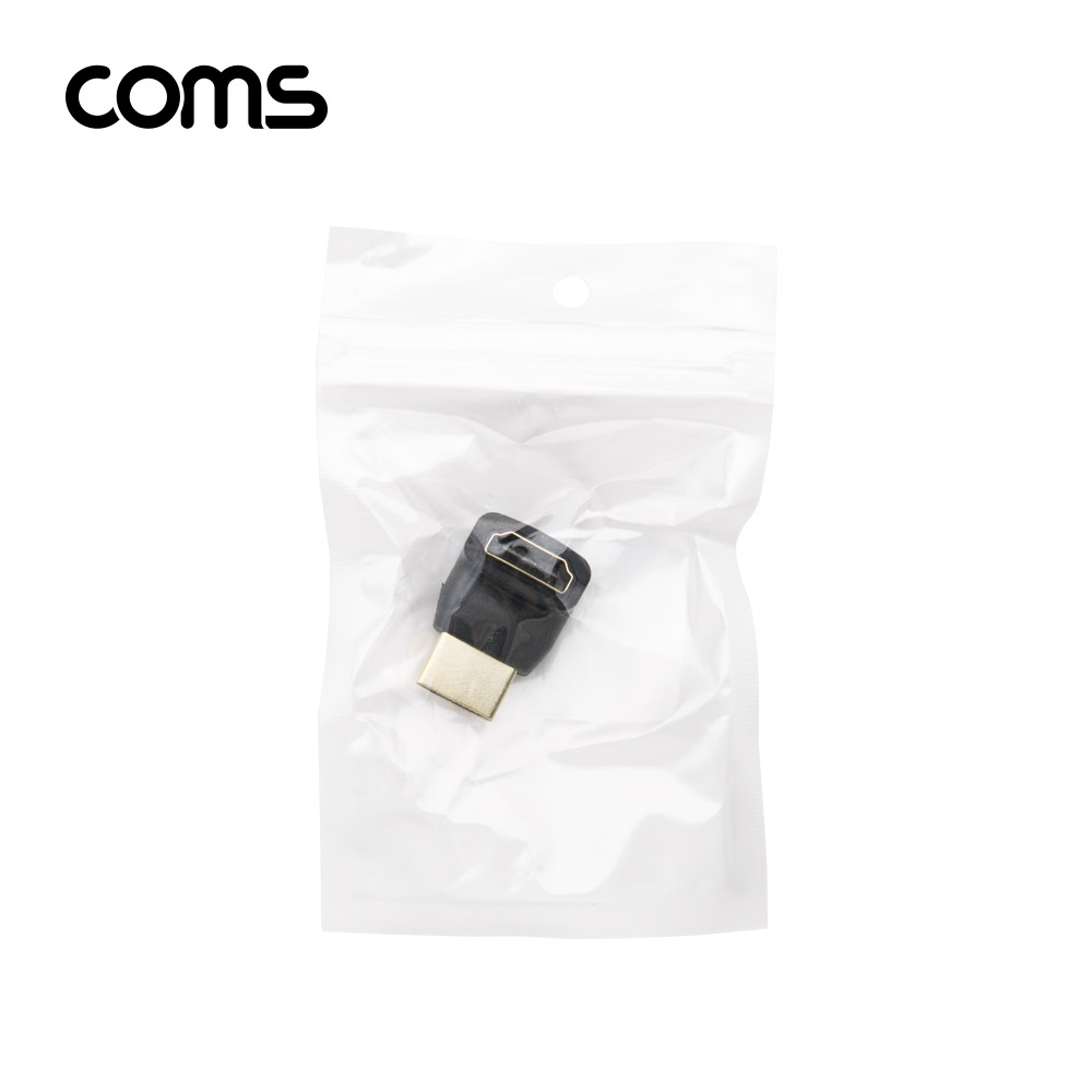 Coms HDMI 젠더(연장 M/F, 꺾임형) 샹향 90도