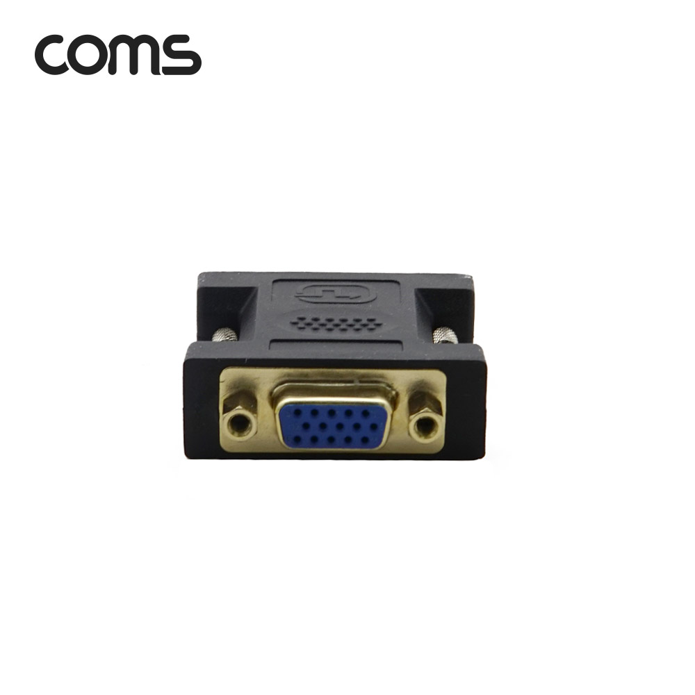 Coms DVI/VGA 젠더 / M/F / DVI-A (12+5) / Single