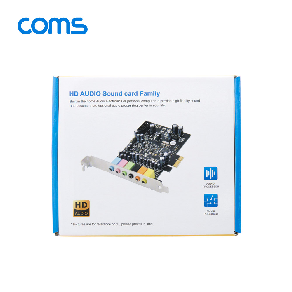 Coms PCI Express 사운드 카드 7.1CH / 스테레오 / CM8828 칩셋