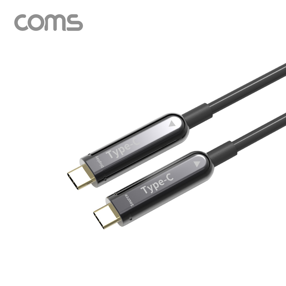 Coms USB 3.1 Type C 리피터 광 케이블 10M / C타입 to C타입 / 오디오 / 비디오 / AOC Cable