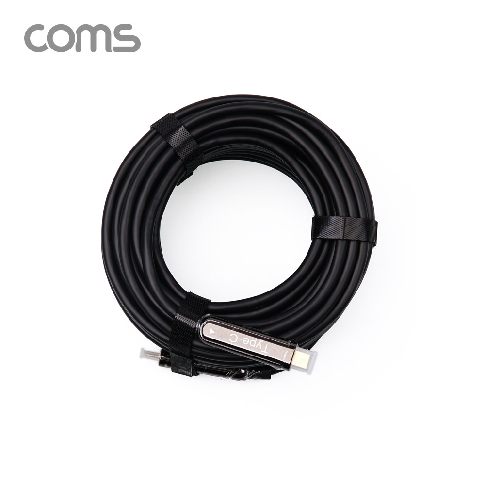 Coms USB 3.1 Type C 리피터 광 케이블 15M / C타입 to C타입 / 오디오 / 비디오 / AOC Cable