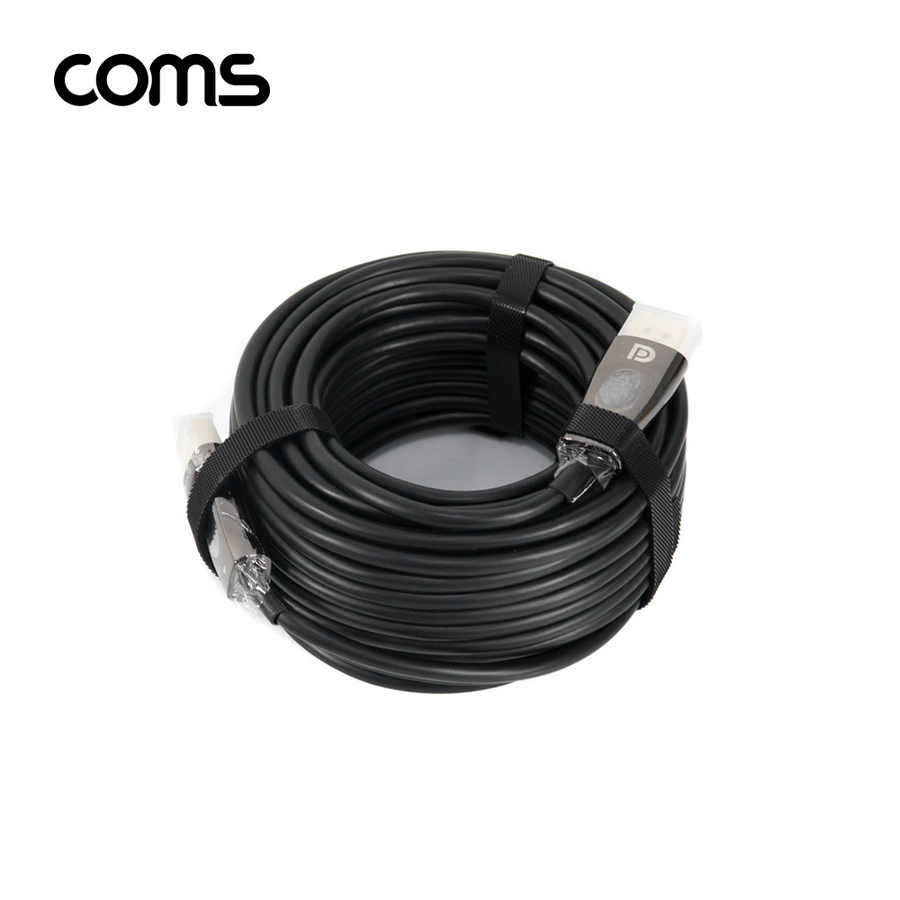 Coms 디스플레이포트(DisPlay Port) 광(AOC) 리피터 케이블 / DP / 8K@60Hz / 15M