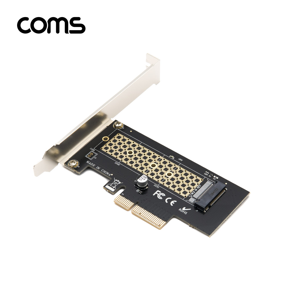 Coms Express PCI 변환 아답터(M.2 NVME) / M.2 to PCI-E 4X / KEY M