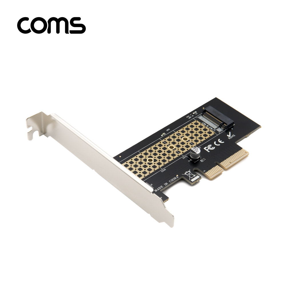 Coms Express PCI 변환 아답터(M.2 NVME) / M.2 to PCI-E 4X / KEY M