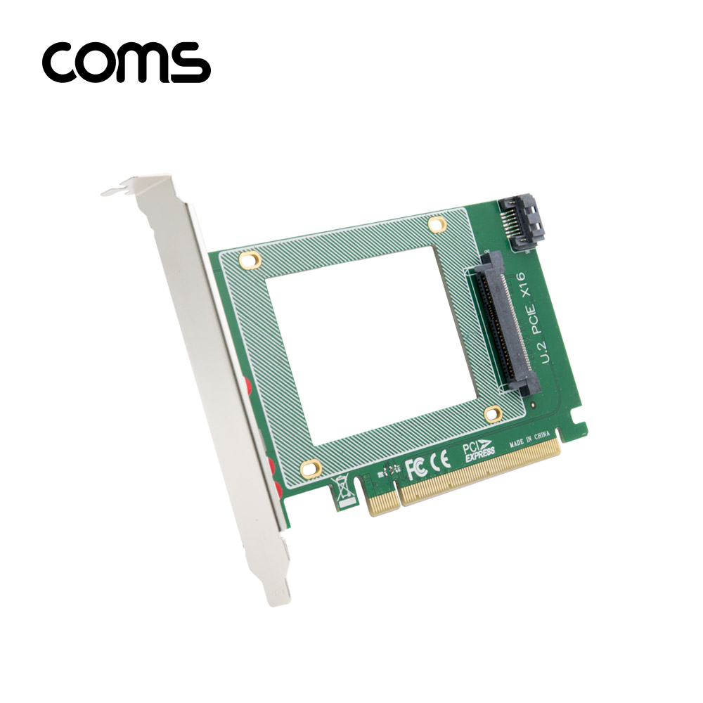 Coms Express PCI 변환 아답터 / U.2 PCI-E 16X (U.2 NVMe SSD) / SATA 컨버터
