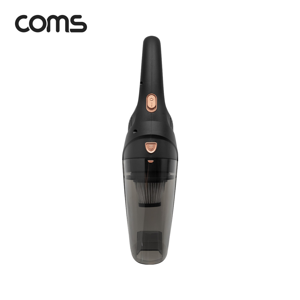 Coms 가정용 핸디형 무선청소기 100W, 한손청소기, 가벼운 청소기