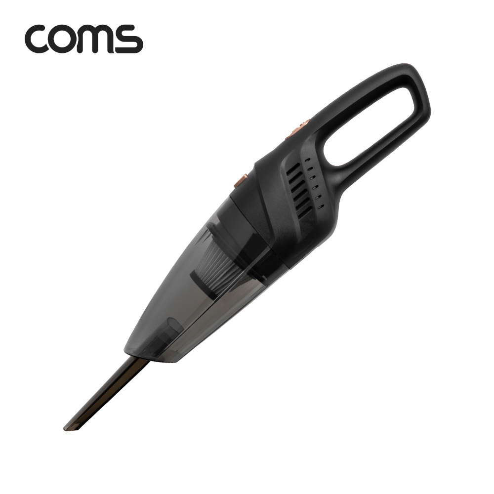 Coms 가정용 핸디형 무선청소기 100W, 한손청소기, 가벼운 청소기