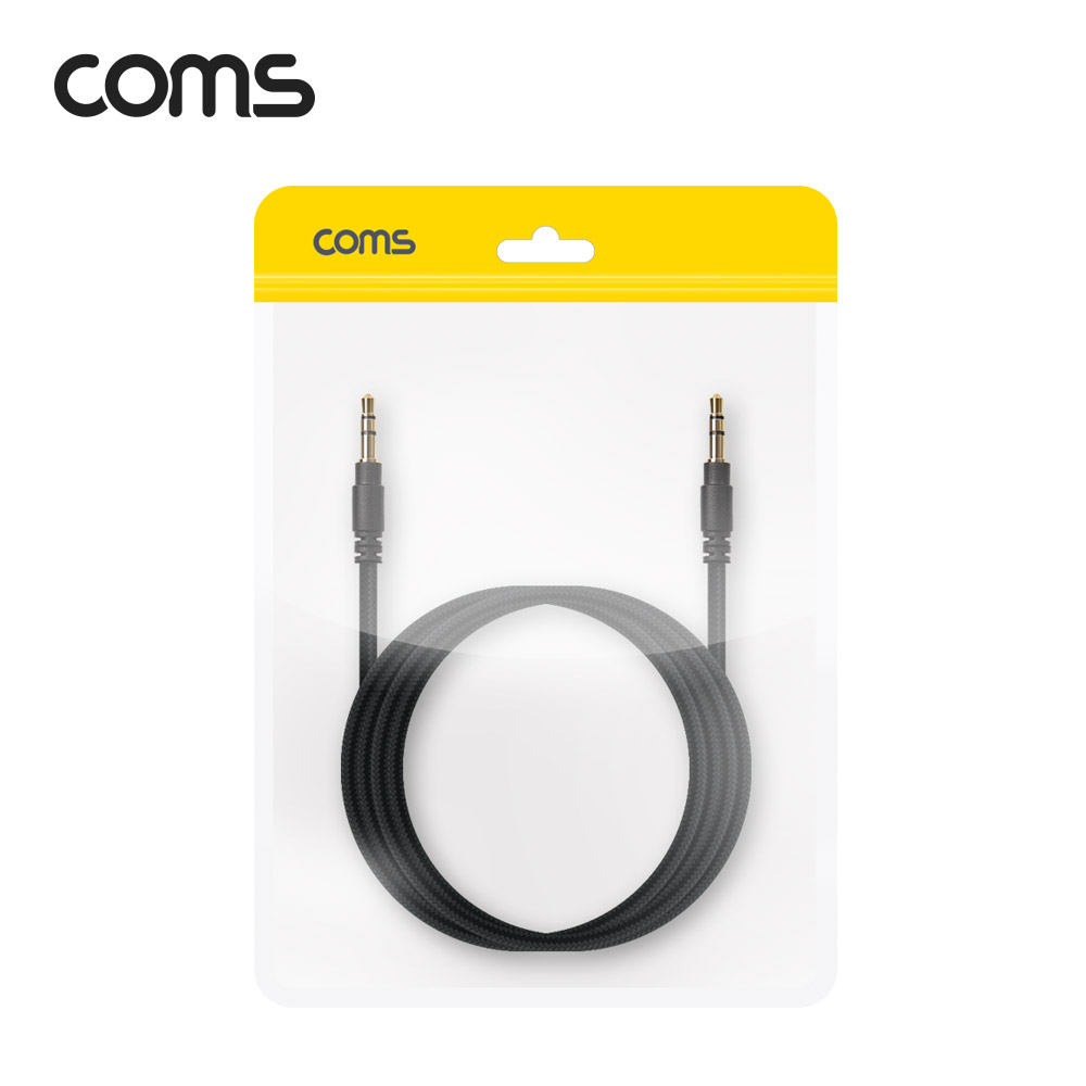 Coms 스테레오 케이블 3M / 100% 구리 / 고급 AUX / Stereo 3.5 MM / 3극
