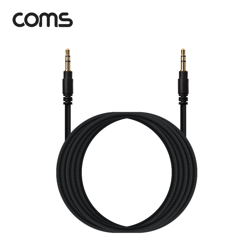 Coms 스테레오 케이블 5M / 100% 구리 / 고급 AUX / Stereo 3.5 MM / 3극