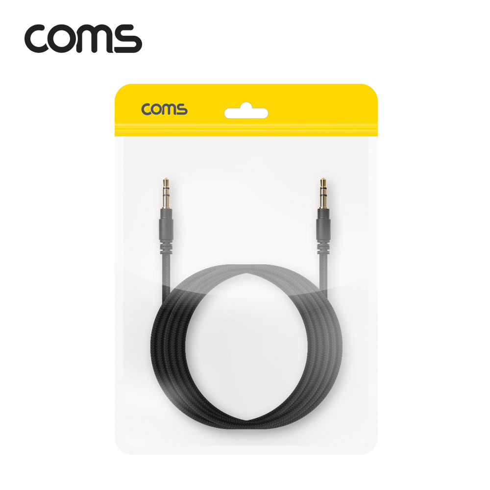 Coms 스테레오 케이블 5M / 100% 구리 / 고급 AUX / Stereo 3.5 MM / 3극