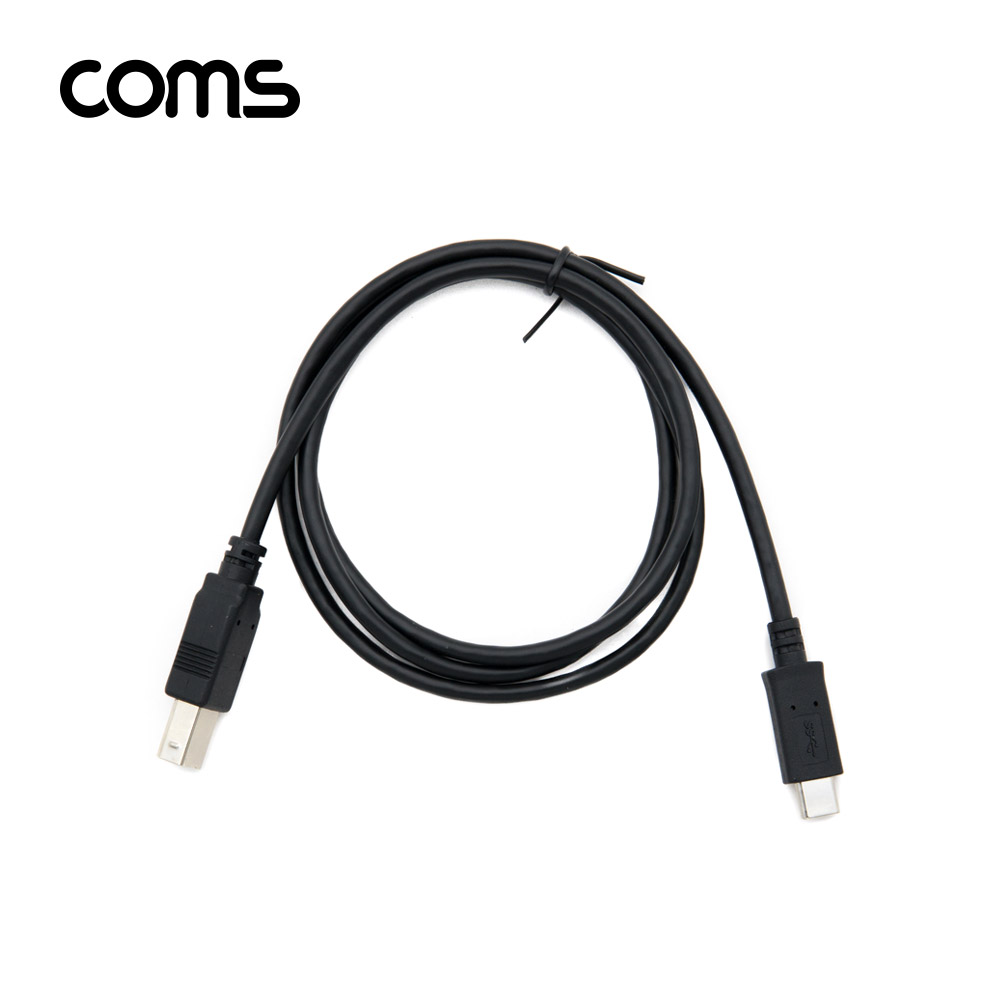 Coms USB 3.1 Type C 변환 케이블 1M USB 2.0 B to C타입