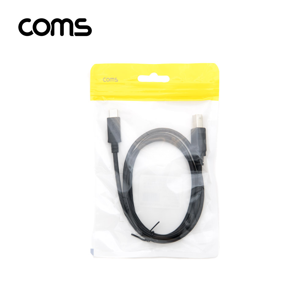 Coms USB 3.1 Type C 변환 케이블 1M USB 2.0 B to C타입