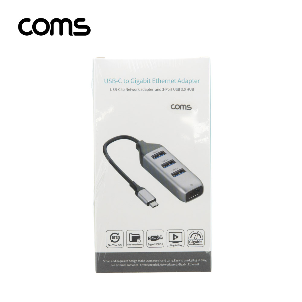  [FW239] Coms USB 3.1 (Type C) 허브 / 컨버터 / OTG / USB 3.0 3포트 / 기가비트 이더넷