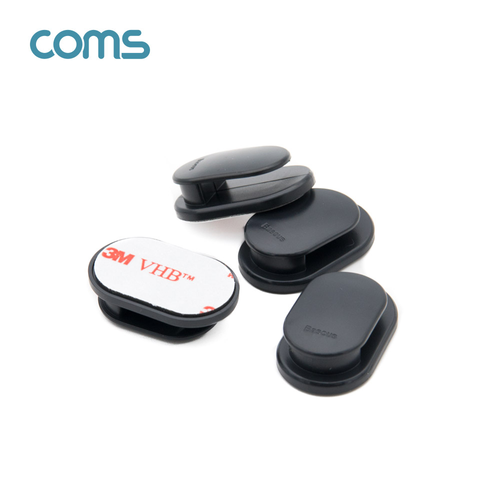 Coms 다용도 거치 홀더 / 차량용 / 벽면거치 4EA