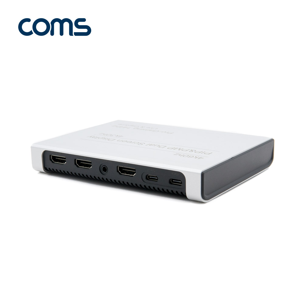 Coms USB 3.1(Type C) HDMI 캡쳐박스 / 캡쳐보드 / 최대 4K@60Hz / 듀얼 스크린 / PIP PMP 지원