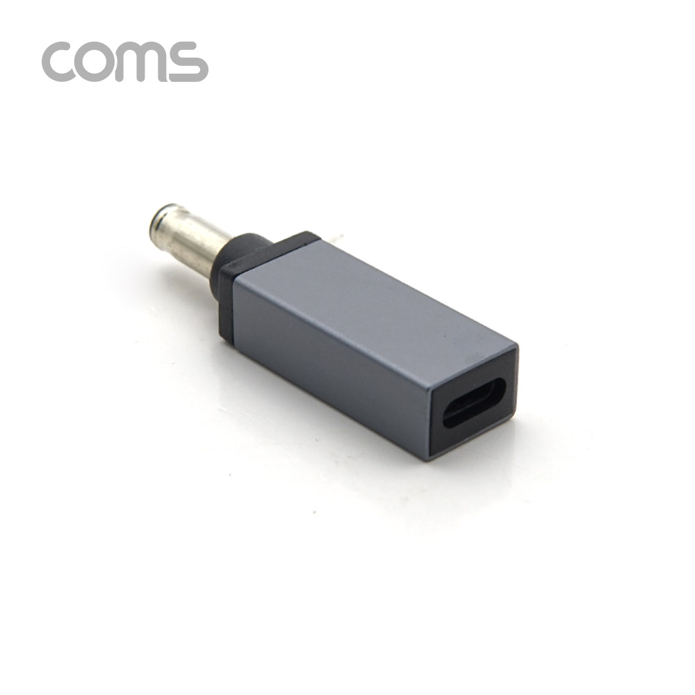 Coms USB 3.1 Type C 노트북 전원변환 젠더 C타입 PD to DC 5.5 2.1
