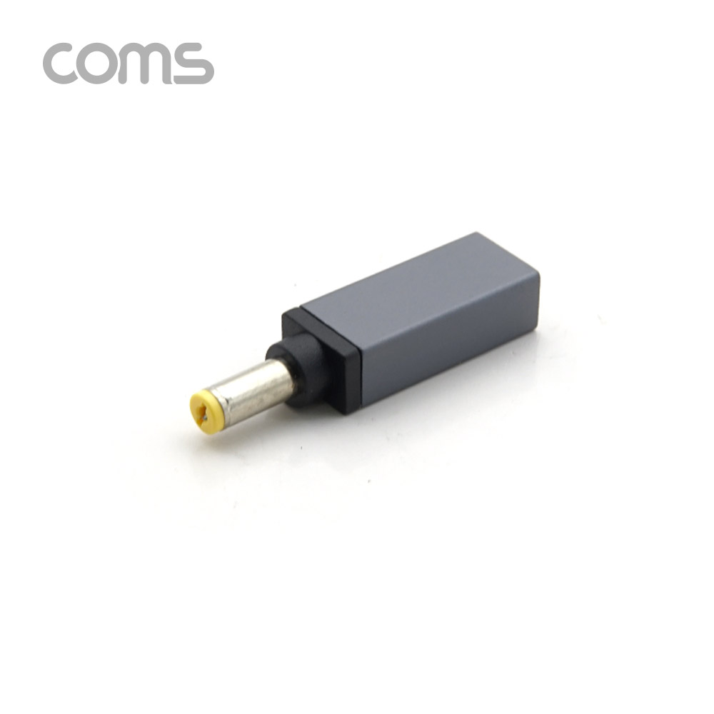 Coms USB 3.1 Type C 노트북 전원변환 젠더 C타입 PD to DC 5.5 1.7