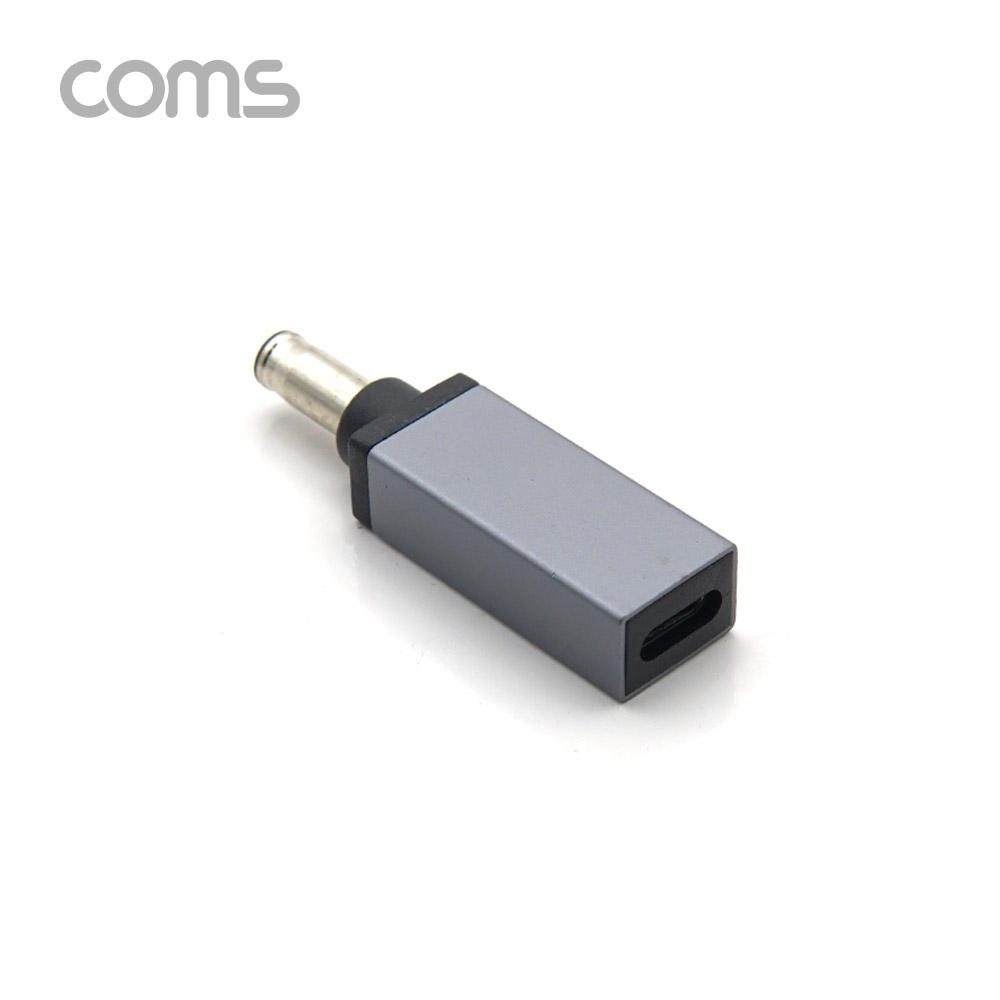Coms USB 3.1 Type C 노트북 전원변환 젠더 C타입 PD to DC 5.5 1.0