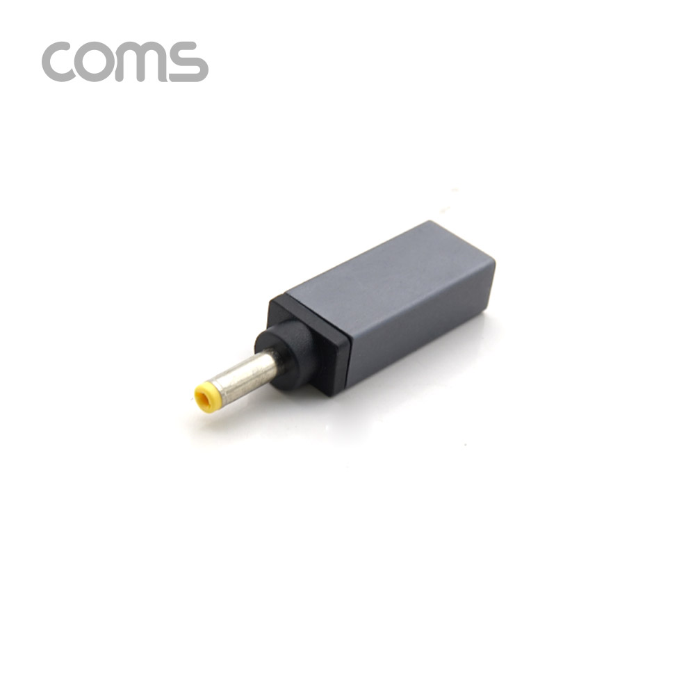 Coms USB 3.1 Type C 노트북 전원변환 젠더 C타입 PD to DC 4.0 1.7
