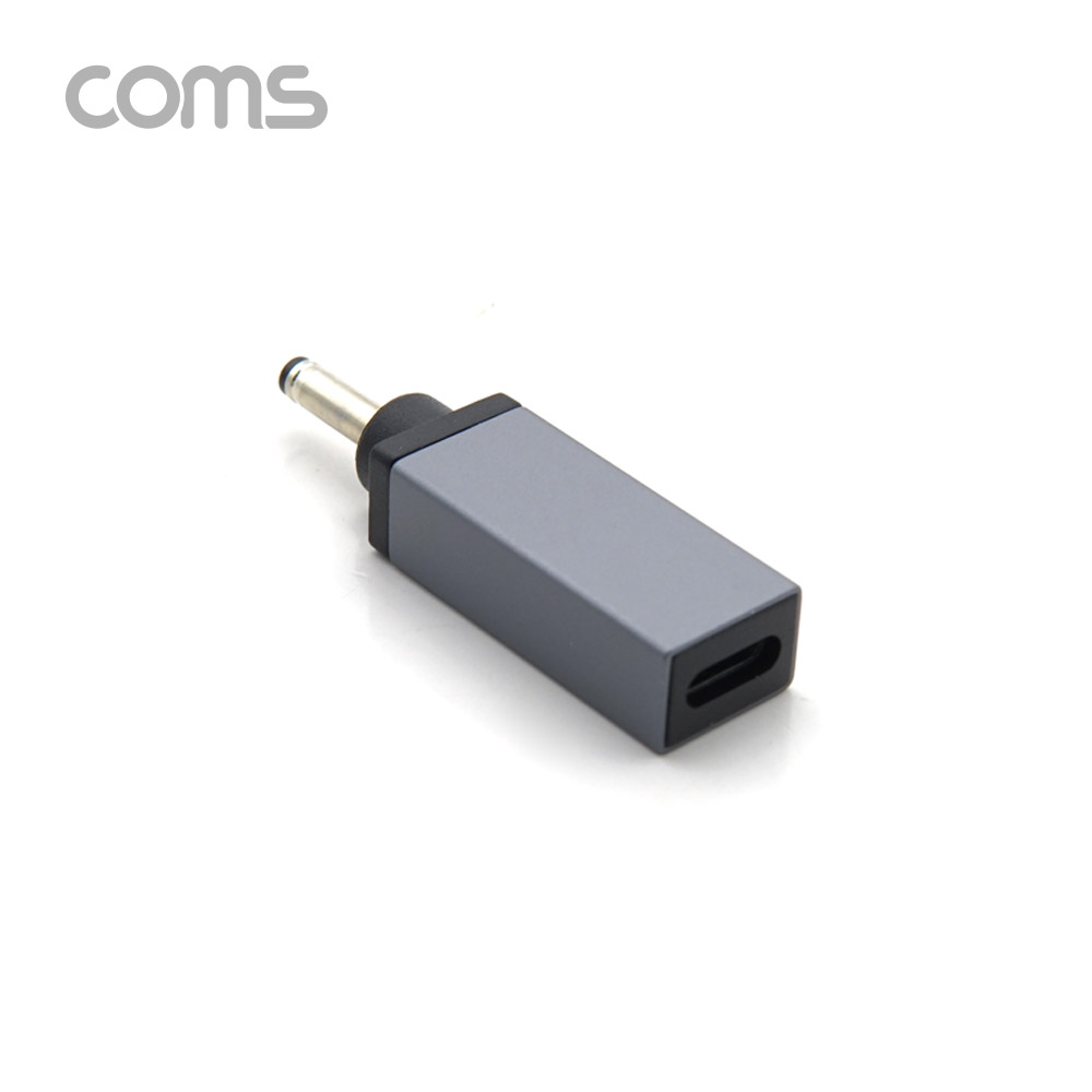 Coms USB 3.1 Type C 노트북 전원변환 젠더 C타입 PD to DC 3.5 1.35