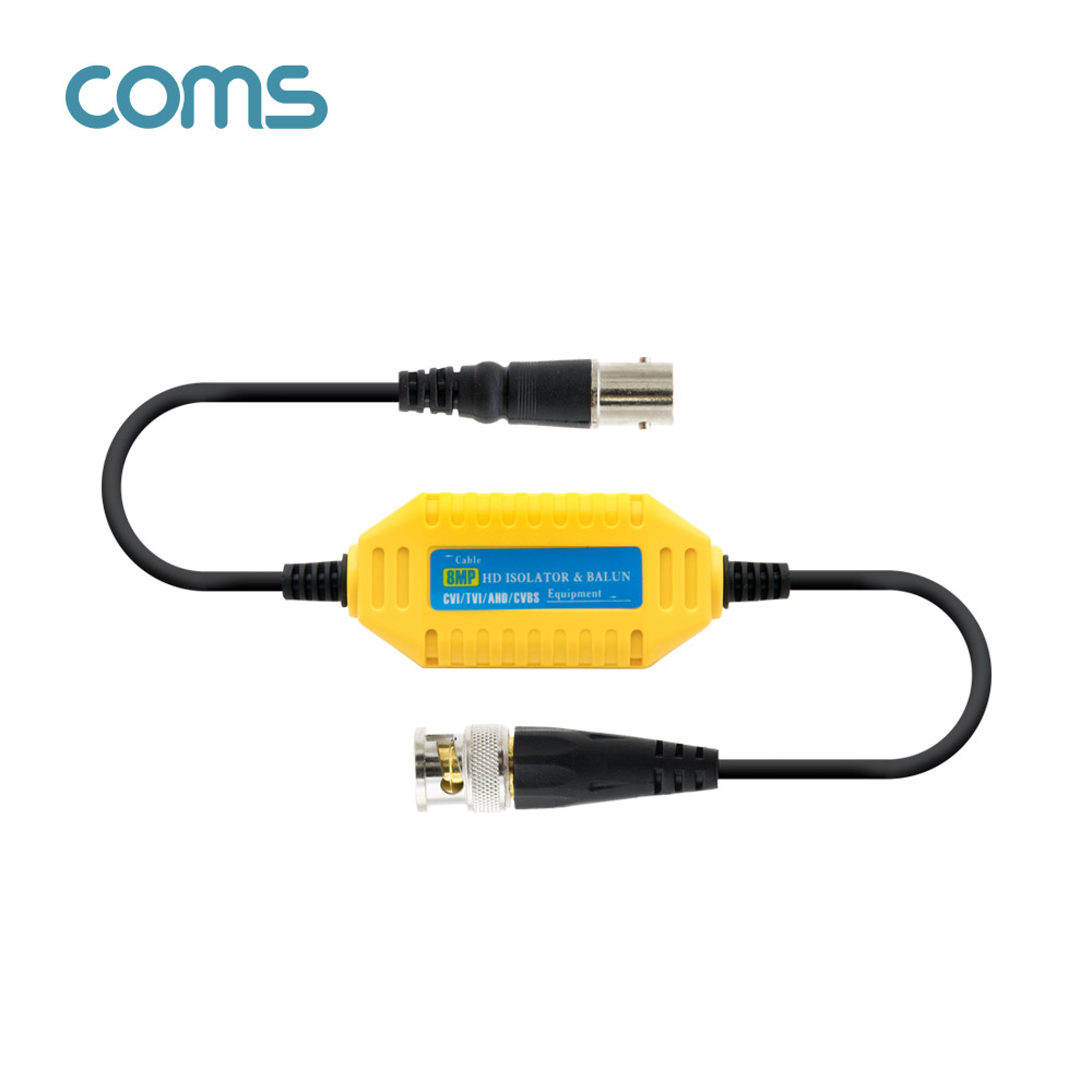 Coms BNC 서지 프로텍터(Balun) / CCTV용 화질개선 필터 / 서지 보호기 / 노이즈 필터