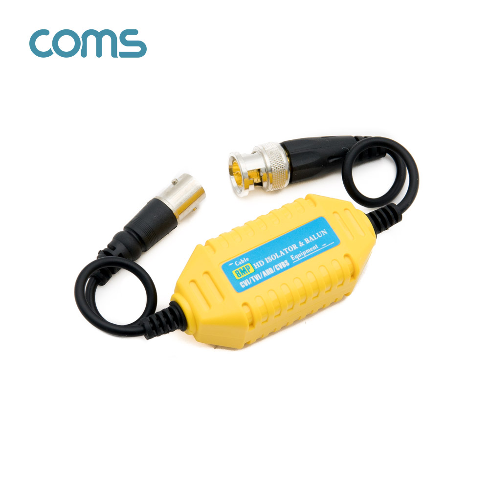 Coms BNC 서지 프로텍터(Balun) / CCTV용 화질개선 필터 / 서지 보호기 / 노이즈 필터