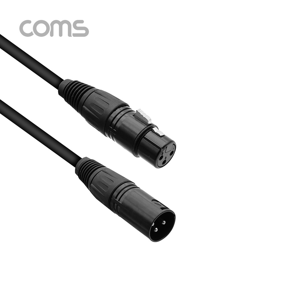 [BB706] Coms HI-FI 캐논 케이블 연장 / XLR(3P Mic) M/F / 3M