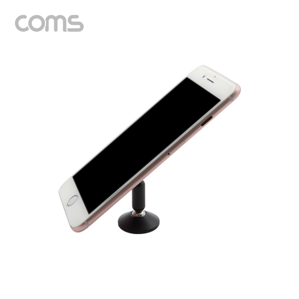 Coms 차량용 마그네틱 스마트폰 거치대 / 원터치 흡착식 / 대시보드 거치 / 2관절