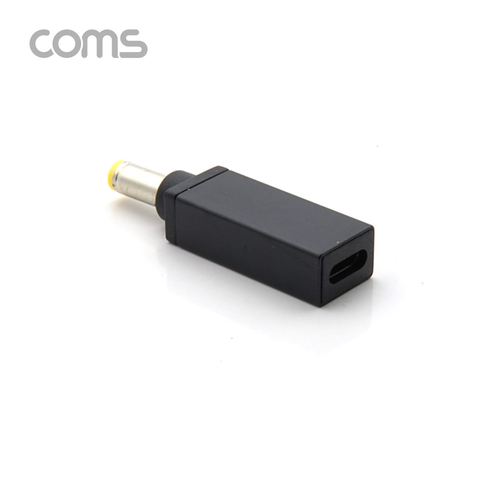 Coms USB 3.1 Type C 노트북 전원변환 젠더 C타입 PD to DC 5.5 2.5