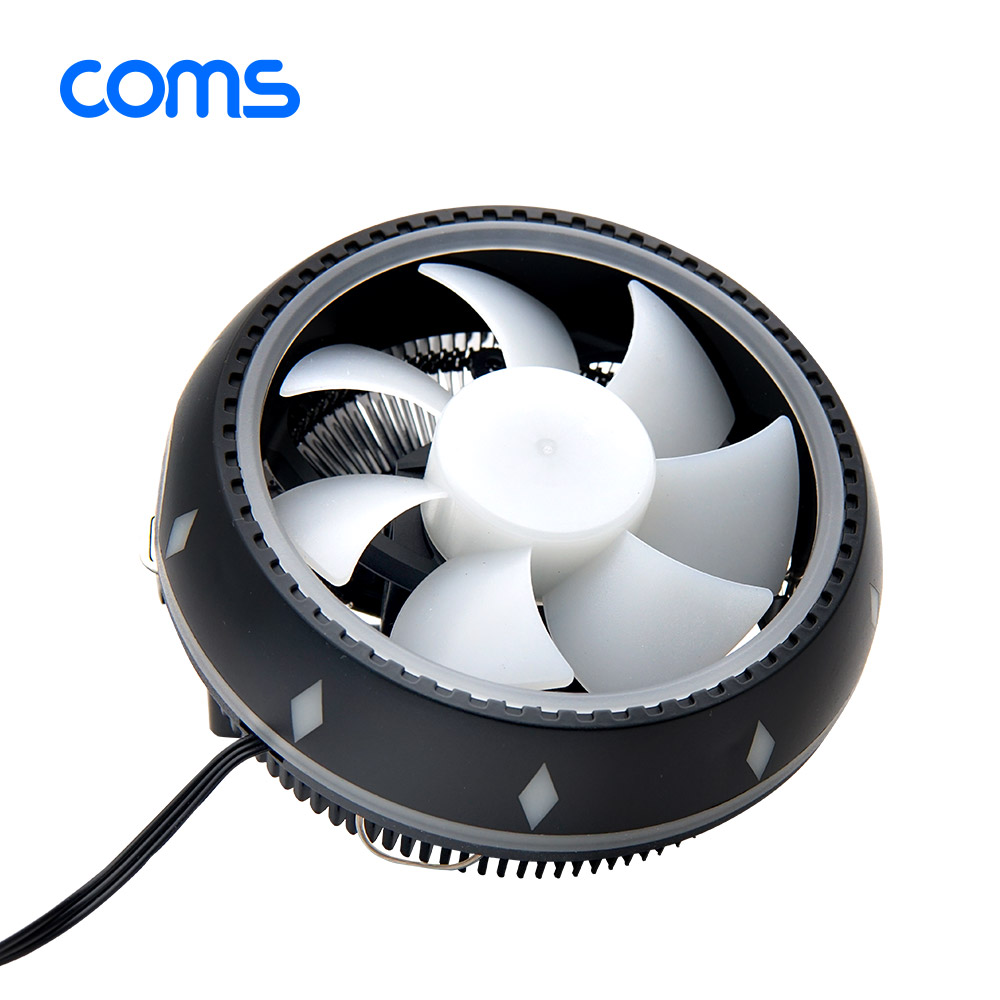 Coms CPU 쿨러 / 100mm / RGB LED