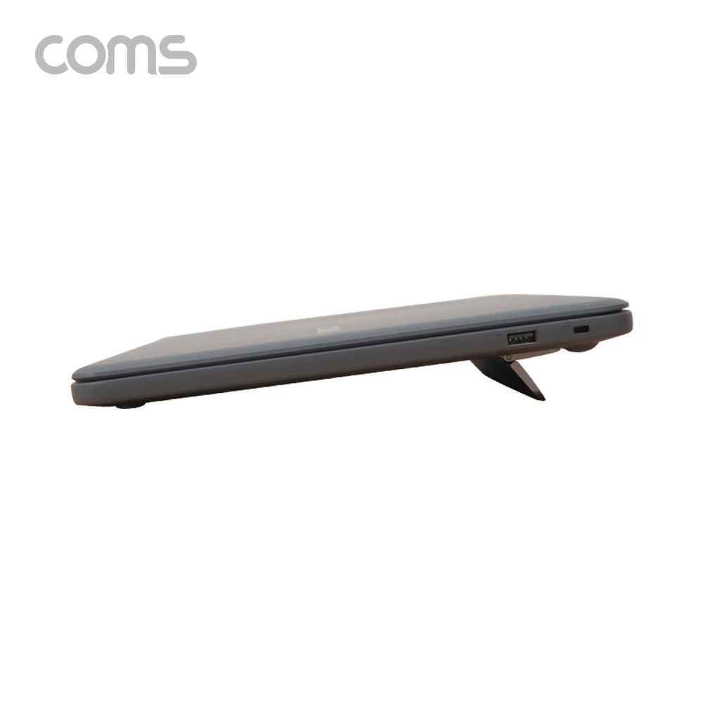 Coms 알루미늄 노트북 스탠드 / 노트북 거치대 / 노트북 홀더 / 접이식 / 부착형 거치대
