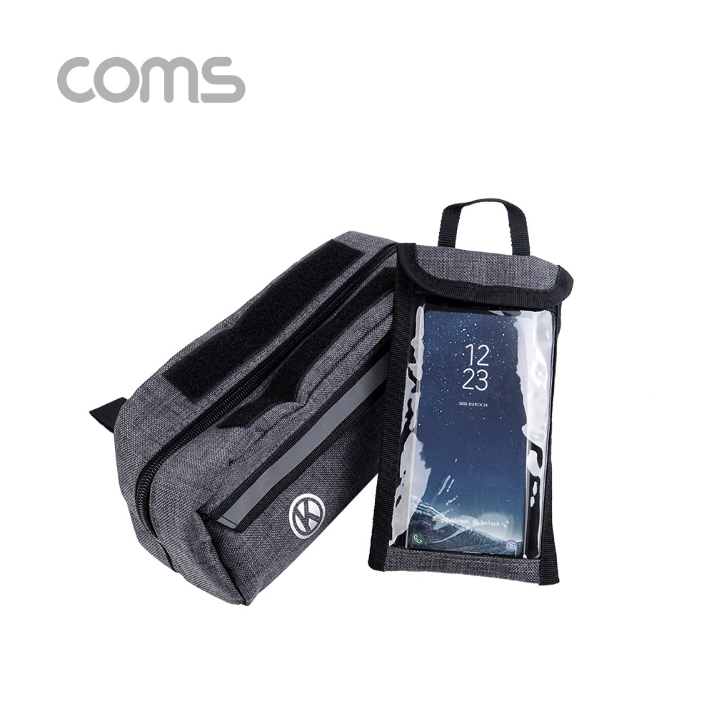 Coms 자전거 스마트폰 가방, 수납 주머니, 터치 스크린, 방수, 레저, 스포츠