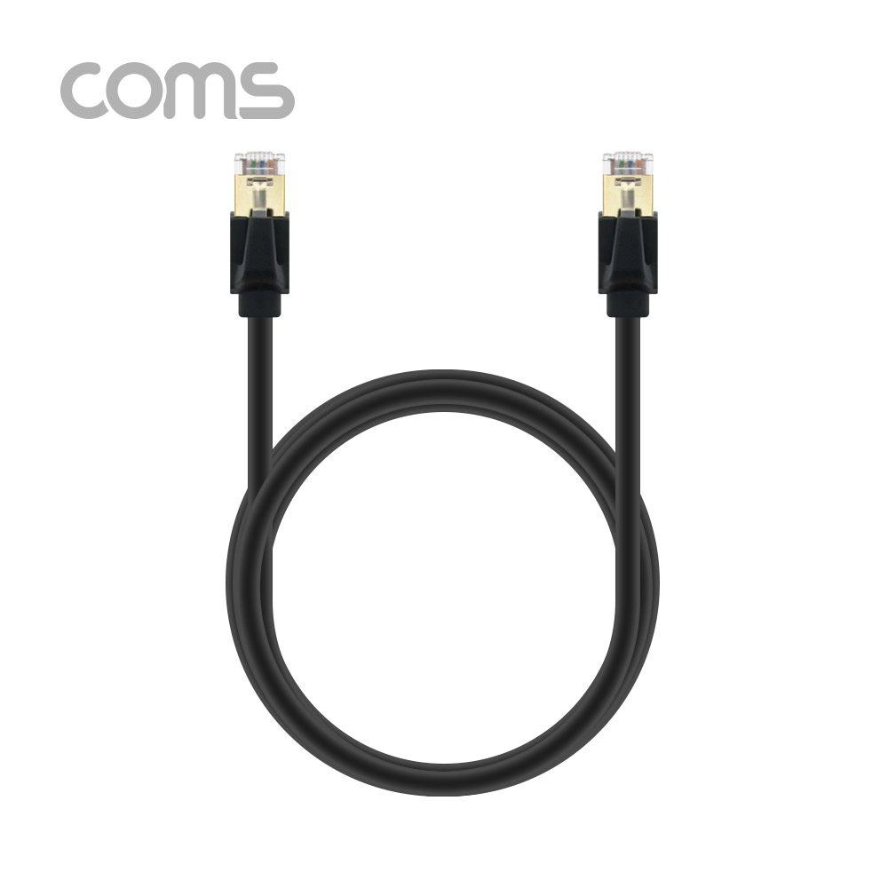 Coms 랜케이블(Direct/Cat 8) 1.8M / 기가비트 / LAN / 40Gbps / 24AWG/랜선