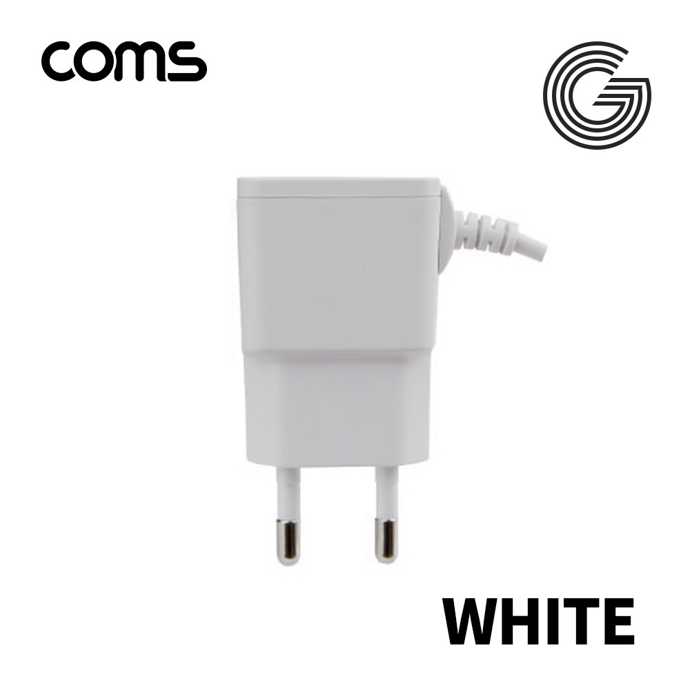 Coms G POWER 5V 1.5A 5pin 가정용 / 화이트 / 일체형