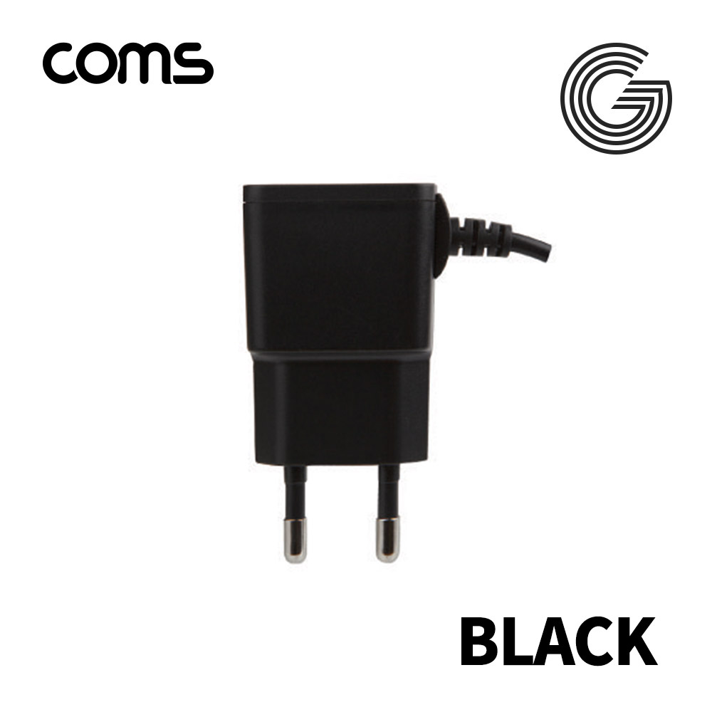 Coms G POWER 5V 1.5A 5pin 가정용 / 블랙 / 일체형