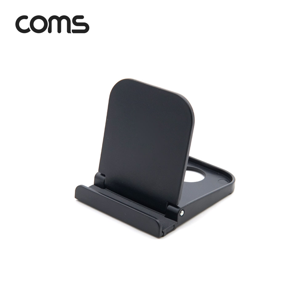 Coms 접이식 스마트폰 거치대 / 스탠드 / Black