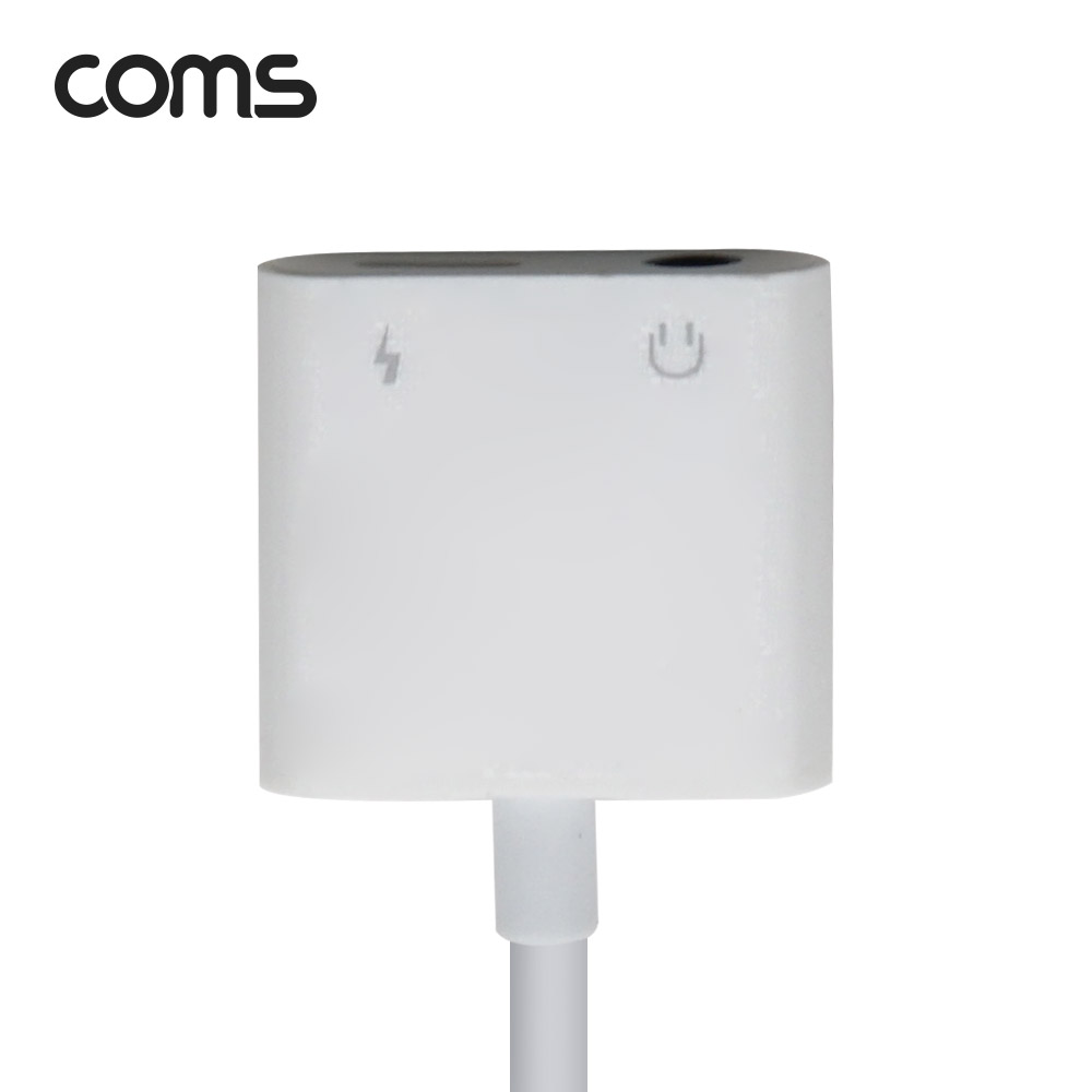 Coms USB 3.1(Type C) 사운드 컨버터 / 변환 젠더 / C타입 충전 및 3.5mm 음악 감상 / 10cm