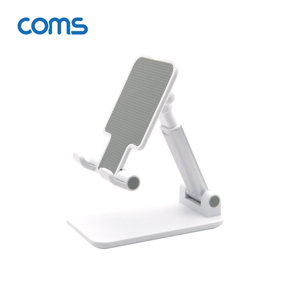 Coms 휴대용 접이식 각도조절 스마트폰/태블릿 거치대 / 스탠드 / 폴더블