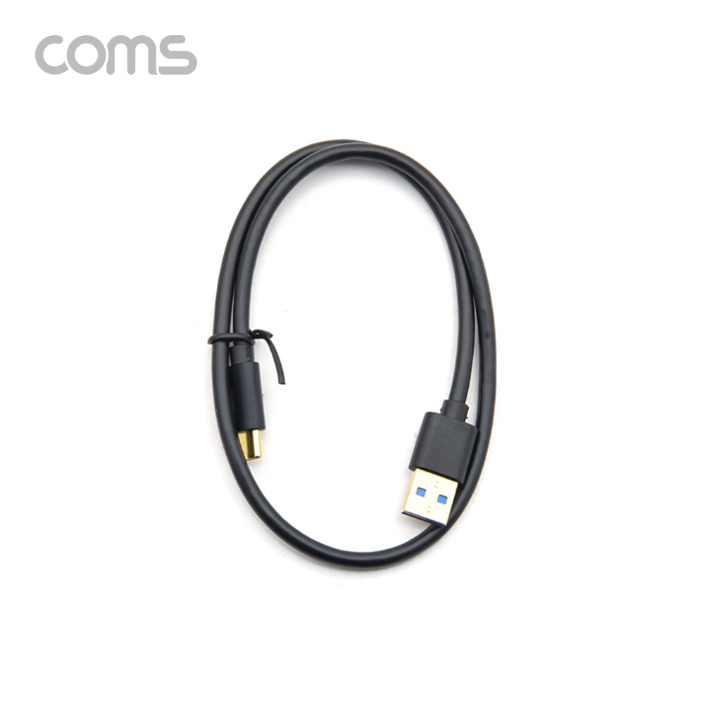 Coms USB 3.1 Type C 케이블 50cm USB 3.0 A to C타입 금도금