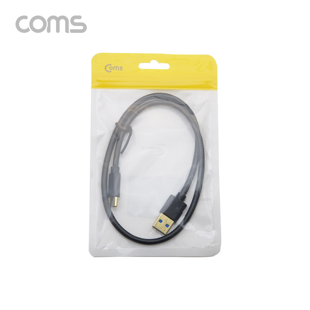Coms USB 3.1 Type C 케이블 50cm USB 3.0 A to C타입 금도금