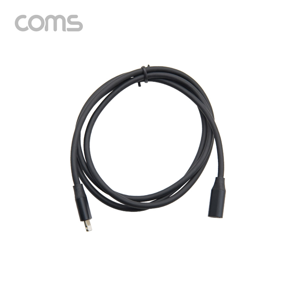 Coms 8핀(8Pin) 연장 케이블 / M/F / Black / Metal / 1M