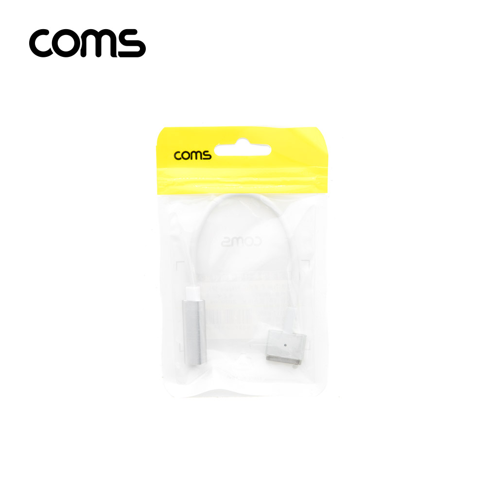 Coms USB 3.1 (Type C) F to 구형 노트북 마그네틱 충전 전원 젠더 15cm