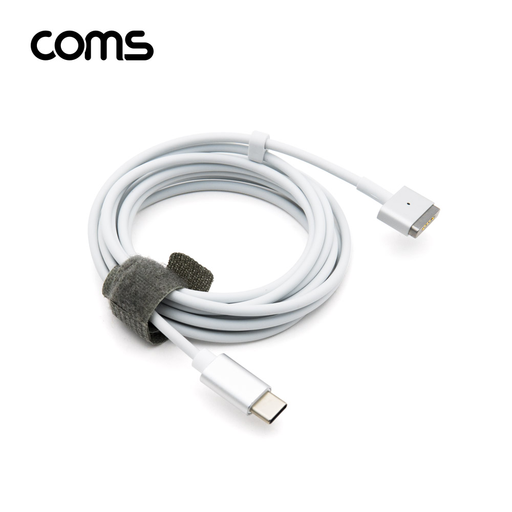 Coms USB 3.1 (Type C) M to 구형 노트북 마그네틱 충전 전원 케이블 1.8m