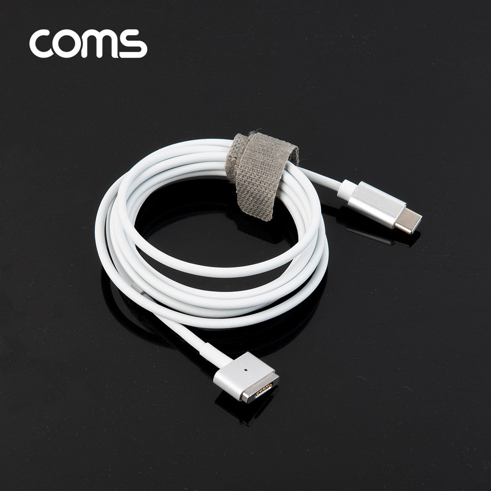 Coms USB 3.1 (Type C) M to 구형 노트북 마그네틱 충전 전원 케이블 1.8m