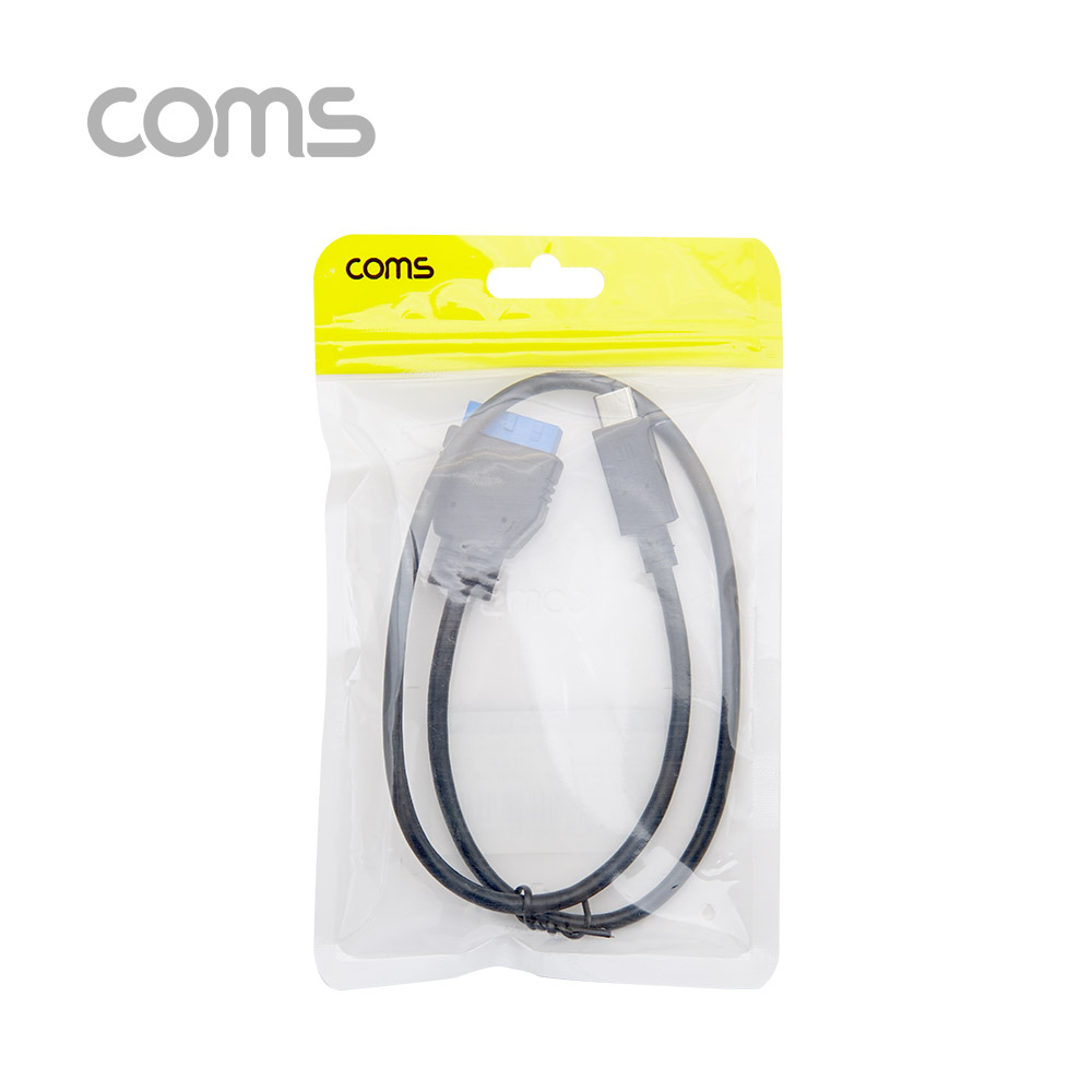 Coms USB 3.1 Type C 변환 케이블 50cm 마더보드 USB 3.0 20핀 20Pin to C타입