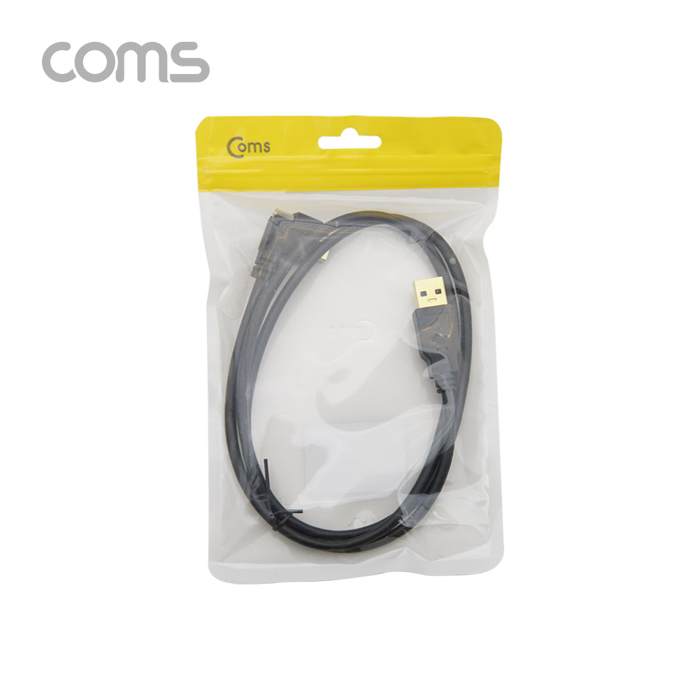Coms USB 3.1(Type C) 케이블 / USB 3.1(M) to USB 3.0(M) / 브라켓 연결용 / 좌향 꺾임 /1M